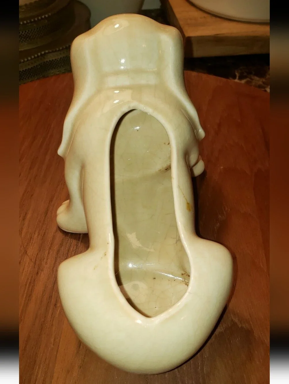 Vintage Dauchshund Planter Cute, Unique Weiner Dog, Hotdog Planter